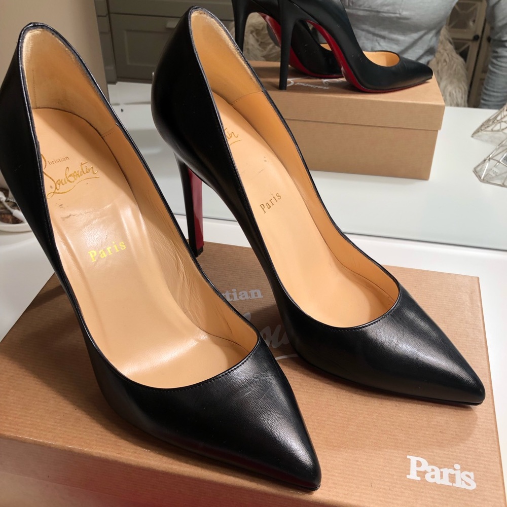 COPY - AUTHENTIC CHRISTIAN LOUBOUTIN BLACK PIGALLE HEELS